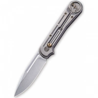 Складной нож Double Helix WE Knife, сталь CPM-S35VN, рукоять титан купить в 